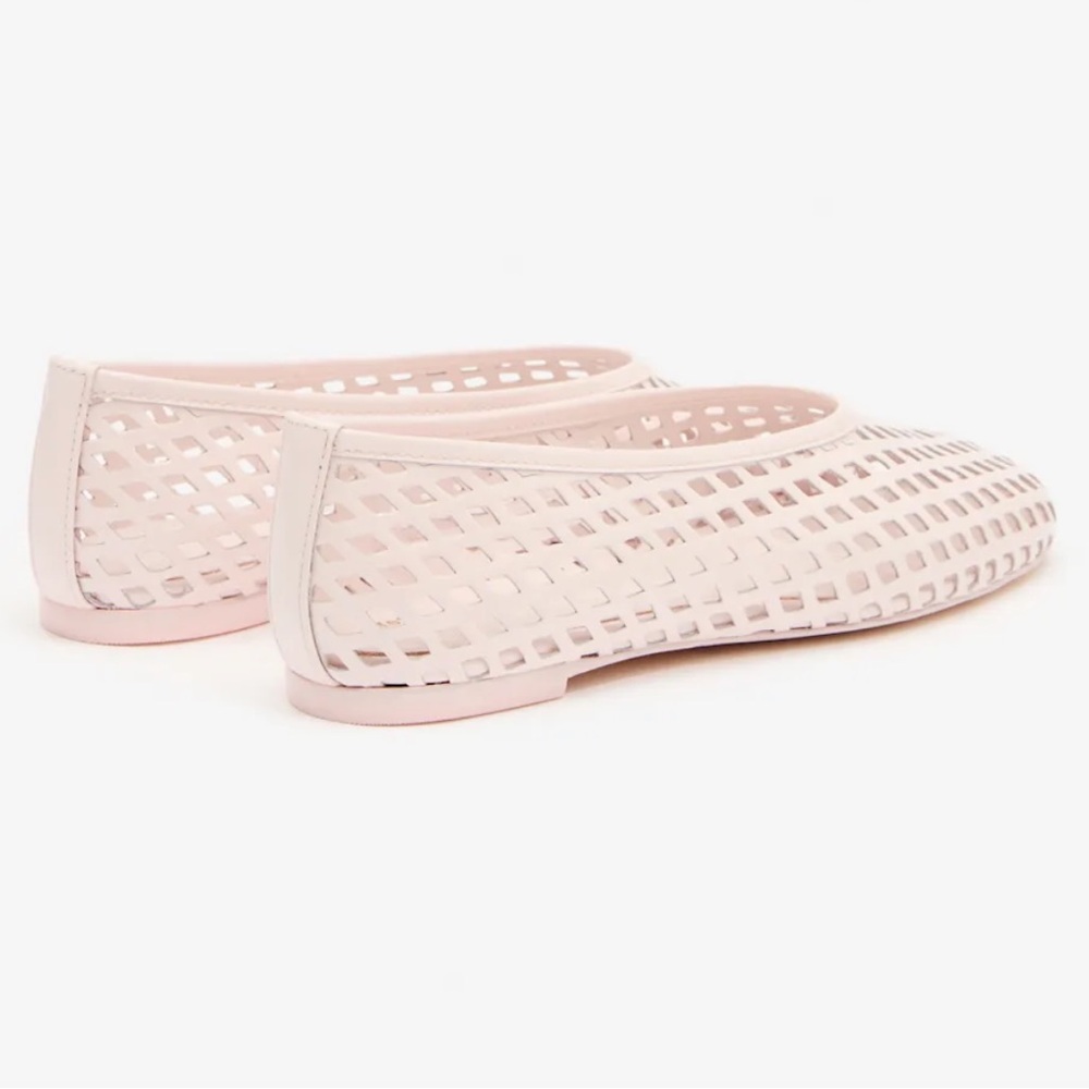 Reformation Mesh Ballet Flats in Light Pink - Picture 4 of 4